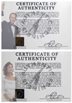 Kevin Costner and Susan Sarandon Signed ''Bull Durham'' Jersey